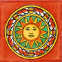Mexican Terracotta Tile Sol Azteca TC 1142
